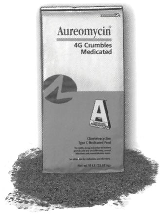 Aureomycin Crumbles 4 GRAM 50 lb