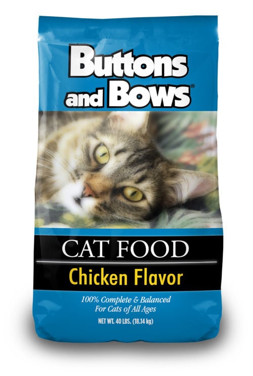Buttons & Bows Cat Food